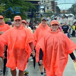 Thumbnail HAP CMO Dr Mike Genord and HAP President and CEO Terri Klline lead the 5K Walk at the Crim on Sat Aug 25